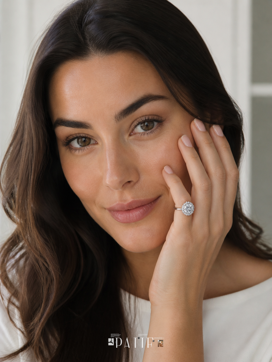 Aurore Halo Ring