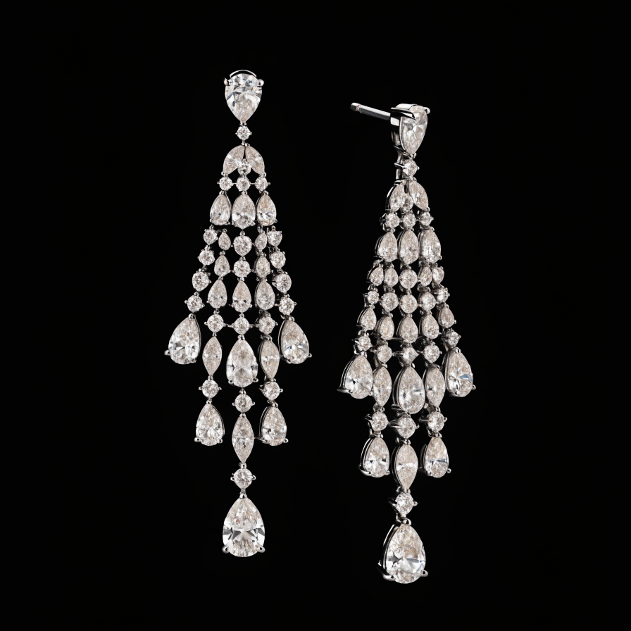 Minuit Chandelier Earrings