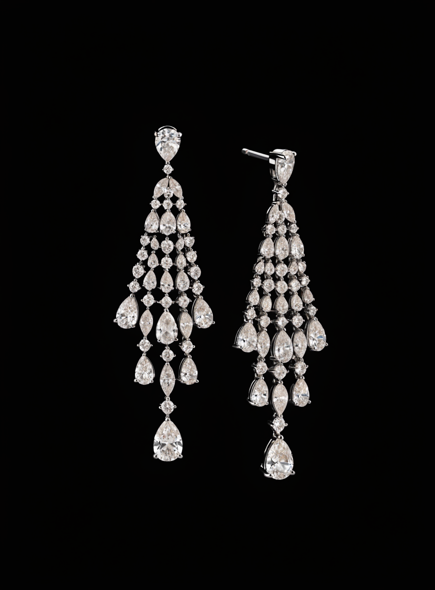 Minuit Chandelier Earrings